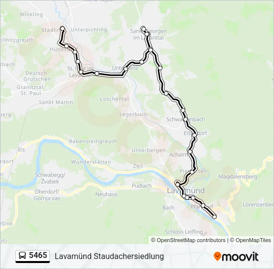 5465  Line Map