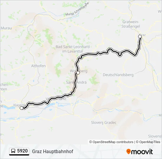 5920 Bus Line Map