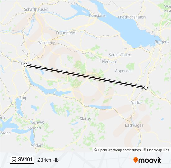 SV401  Line Map