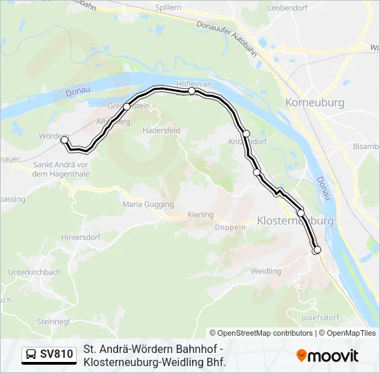 SV810 Bus Line Map