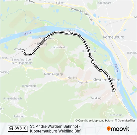 SV810 Bus Line Map