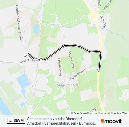 SEVM Bus Line Map