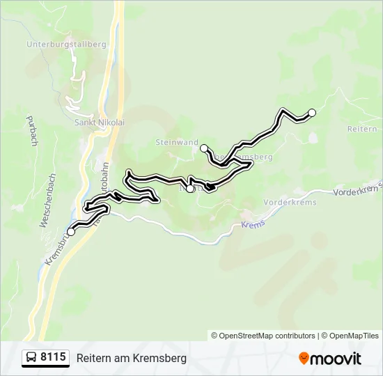 8115 Bus Line Map