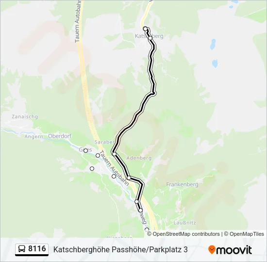 8116 Bus Line Map