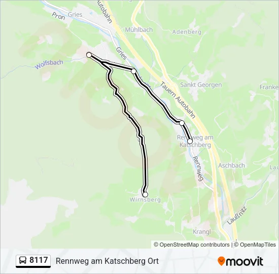 8117 Bus Line Map