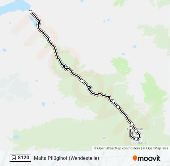 8120 Bus Line Map