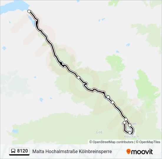 8120 Bus Line Map