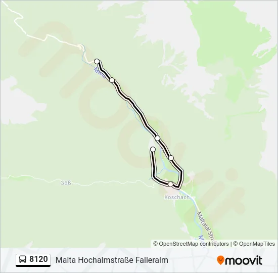 8120 Bus Line Map