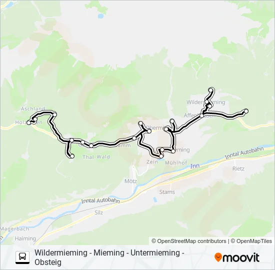 AKTIVBUS Bus Line Map