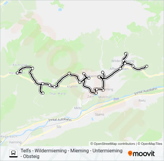 AKTIVBUS Bus Line Map