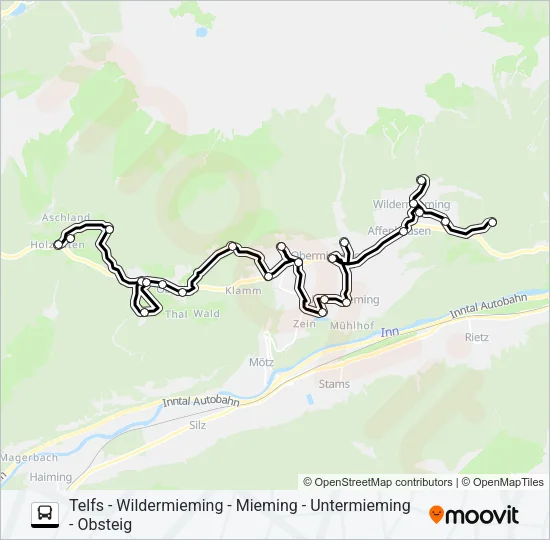 AKTIVBUS Bus Line Map