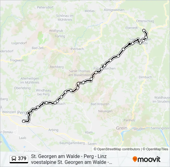 379 Bus Line Map