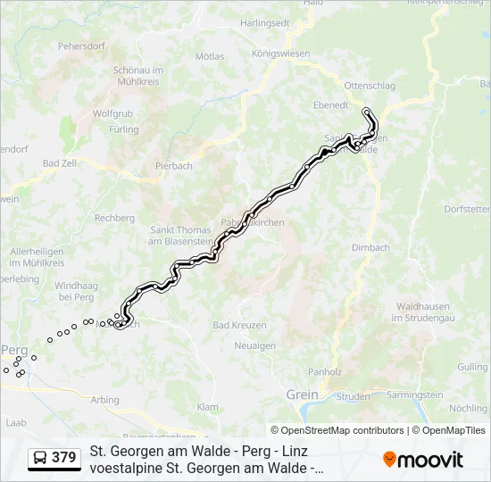 379 Bus Line Map