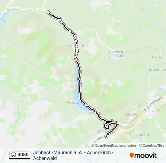 4080 Bus Line Map