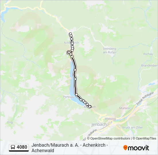 4080 Bus Line Map