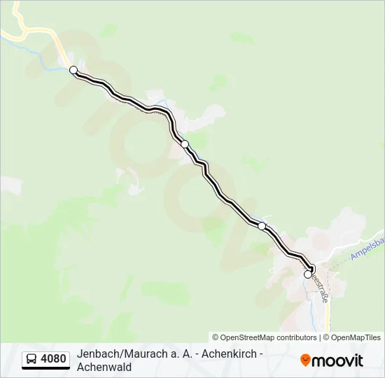 4080 Bus Line Map