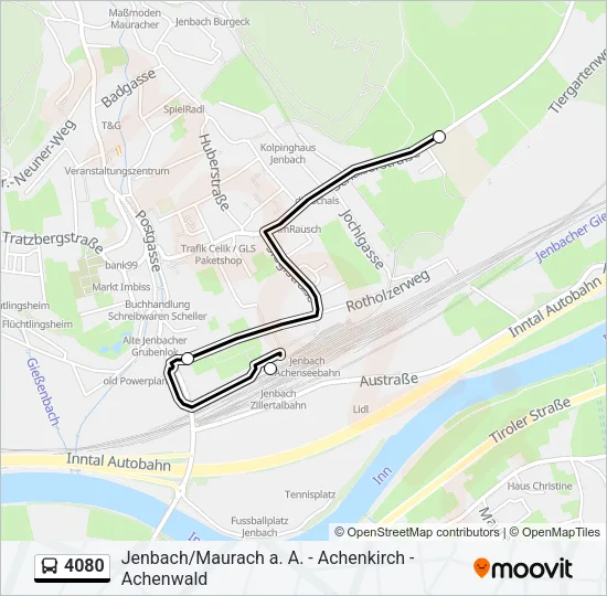 4080 Bus Line Map