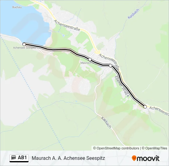 AB1 Funicular Line Map