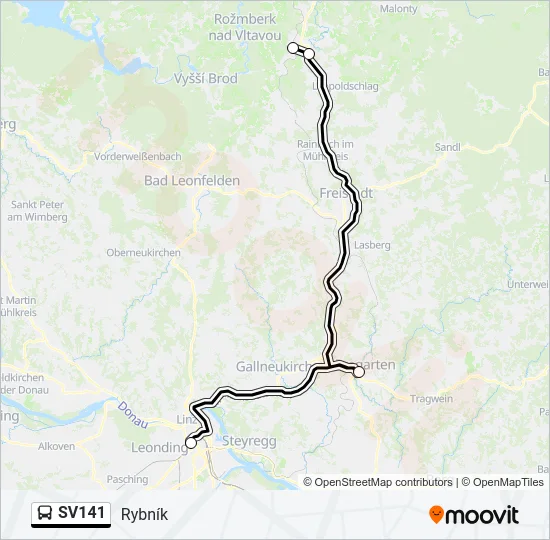 SV141 Bus Line Map