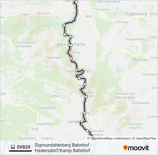 SV820 Bus Line Map