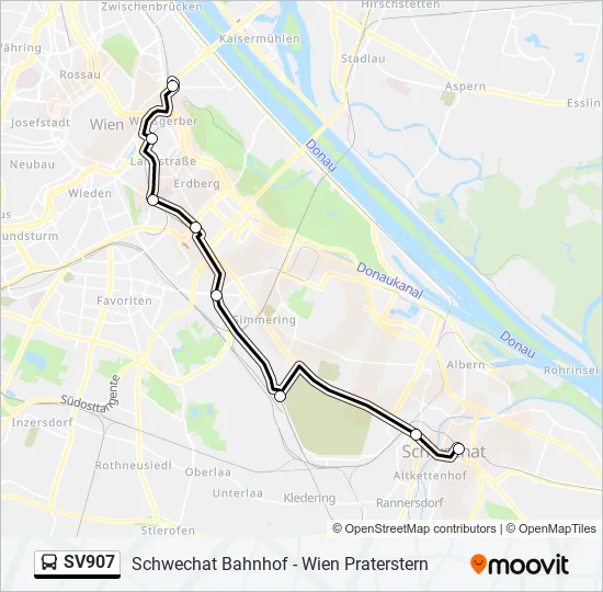SV907 Bus Line Map