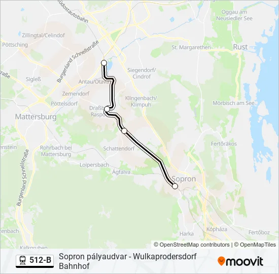 512-B Train Line Map