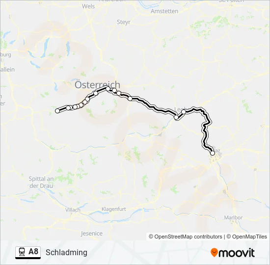 A8  Line Map