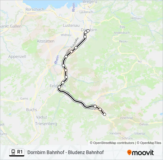 R1  Line Map