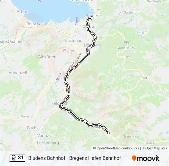 S1  Line Map