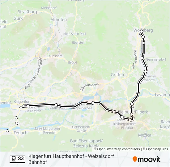S3  Line Map