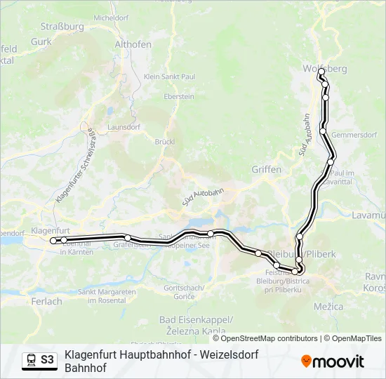 S3  Line Map
