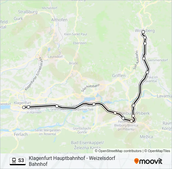 S3  Line Map