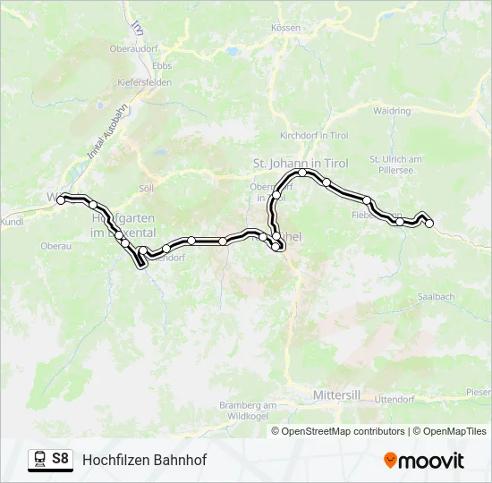 S8  Line Map