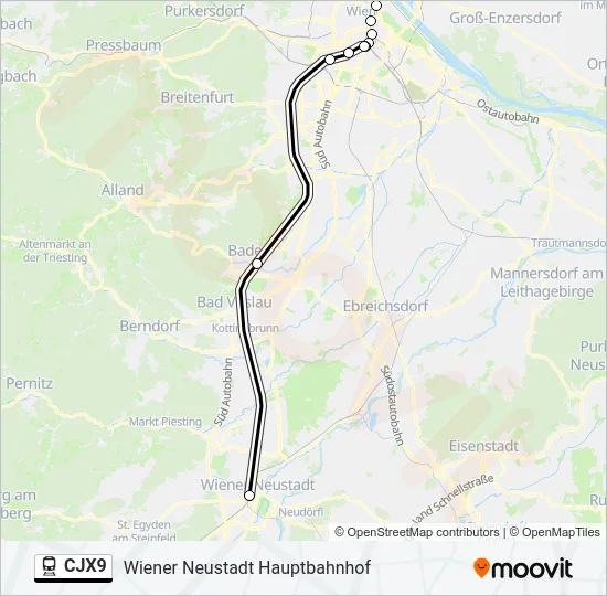 CJX9  Line Map