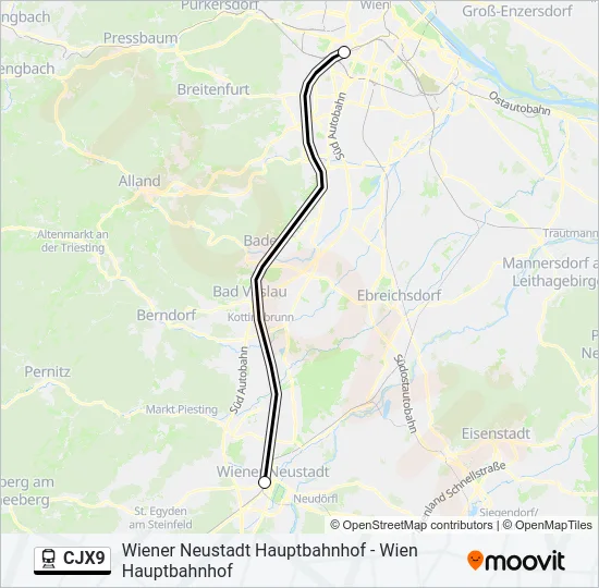 CJX9  Line Map