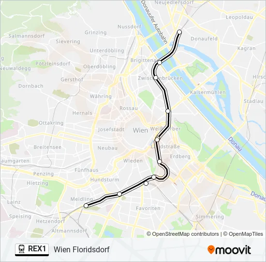REX1  Line Map