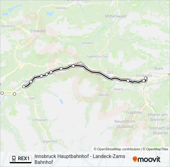 REX1  Line Map