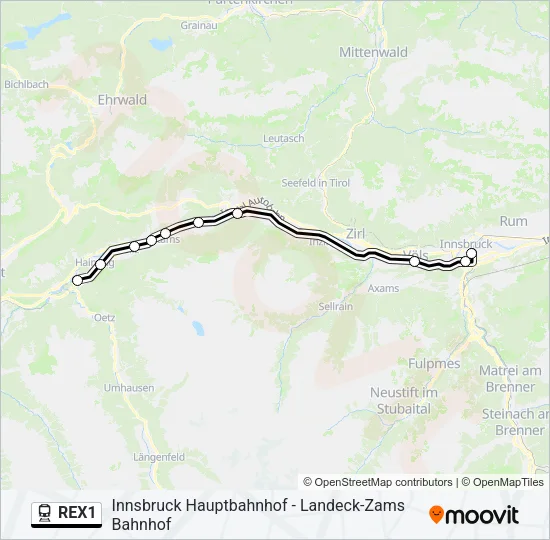 REX1  Line Map