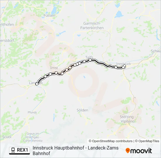 REX1  Line Map