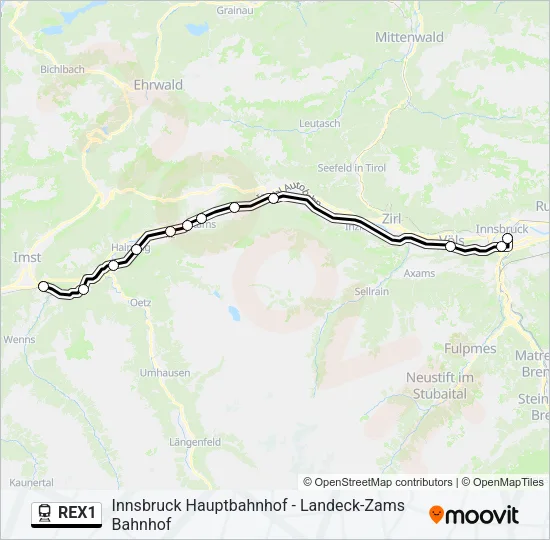 REX1  Line Map