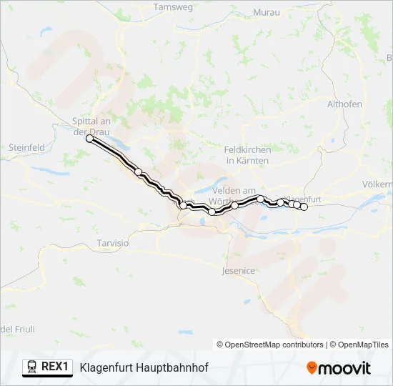 REX1  Line Map