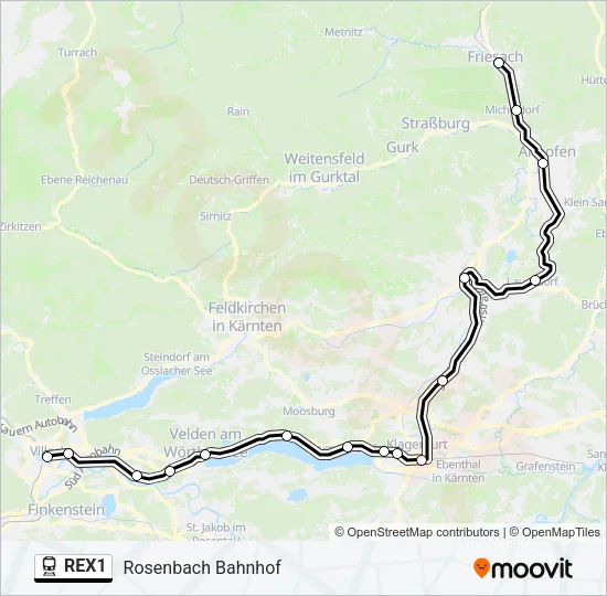 REX1  Line Map