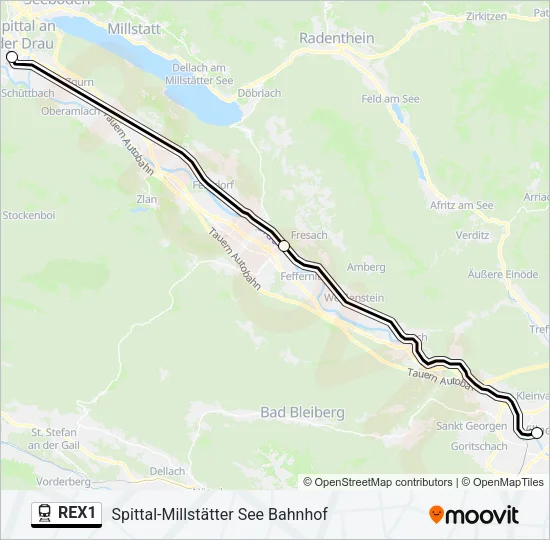 REX1  Line Map
