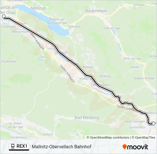 REX1  Line Map