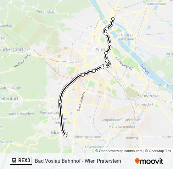 REX3  Line Map
