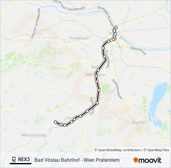 REX3  Line Map