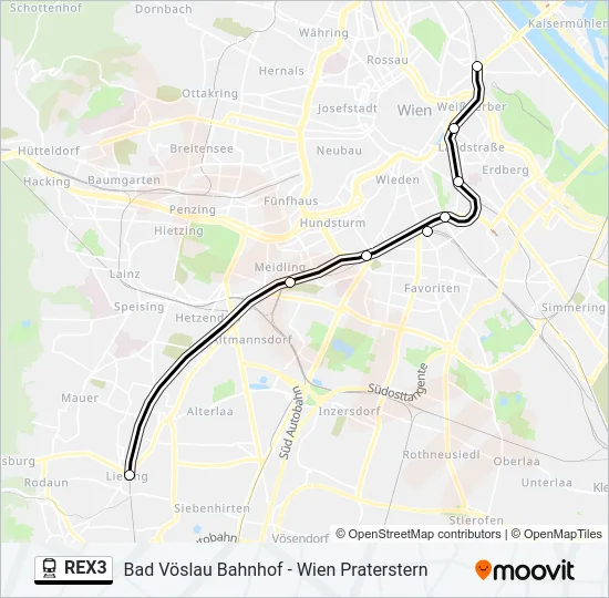 REX3  Line Map