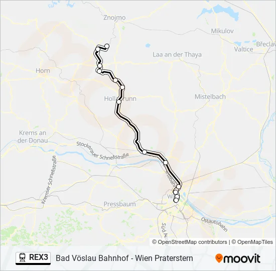 REX3  Line Map