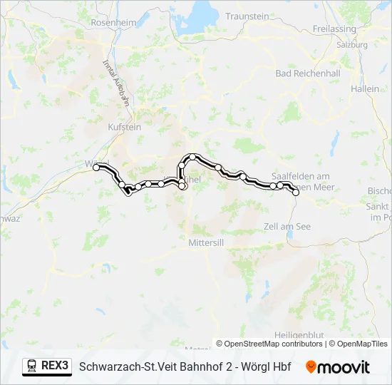 REX3  Line Map