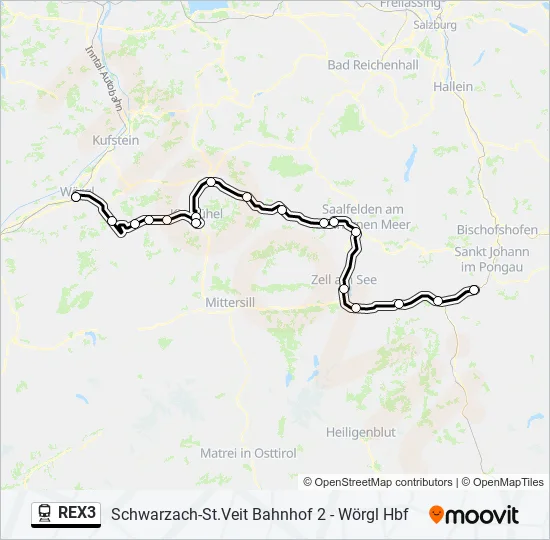 REX3  Line Map